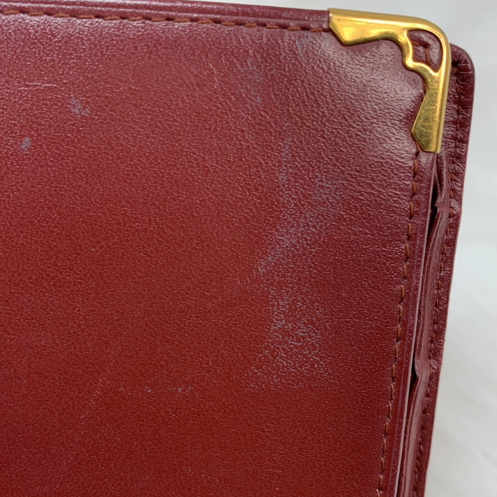 042 Authentic Cartier Checkbook Long Wallet - Picture 15 of 16